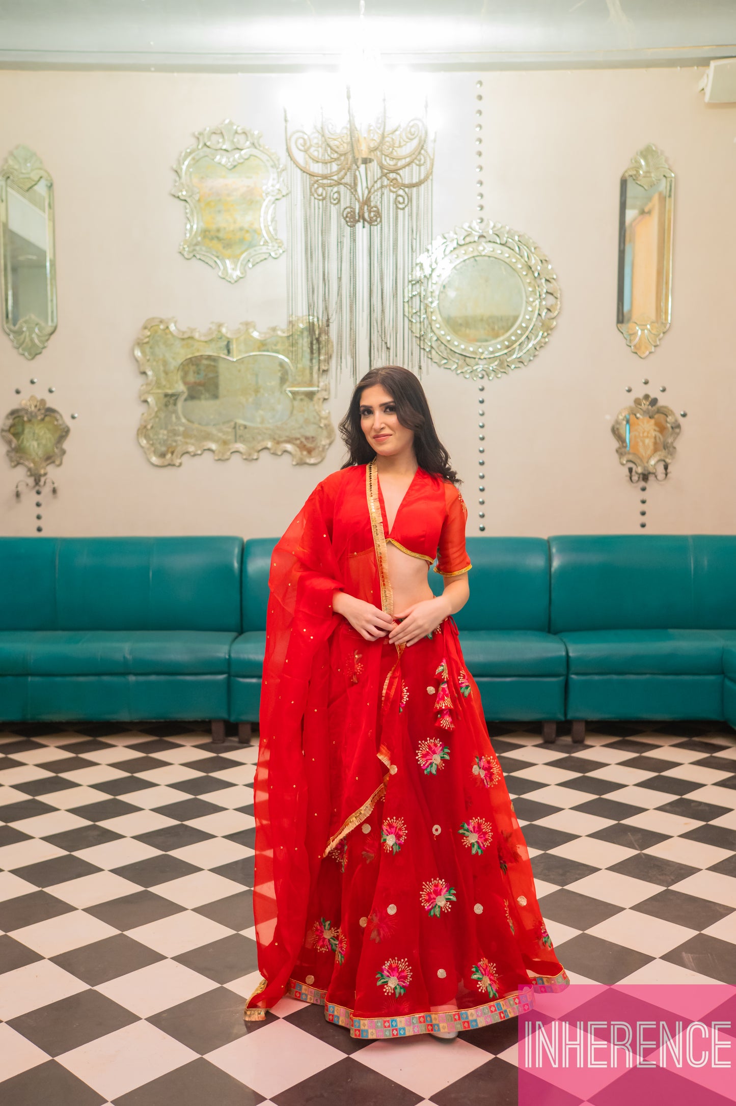 Red Lehenga