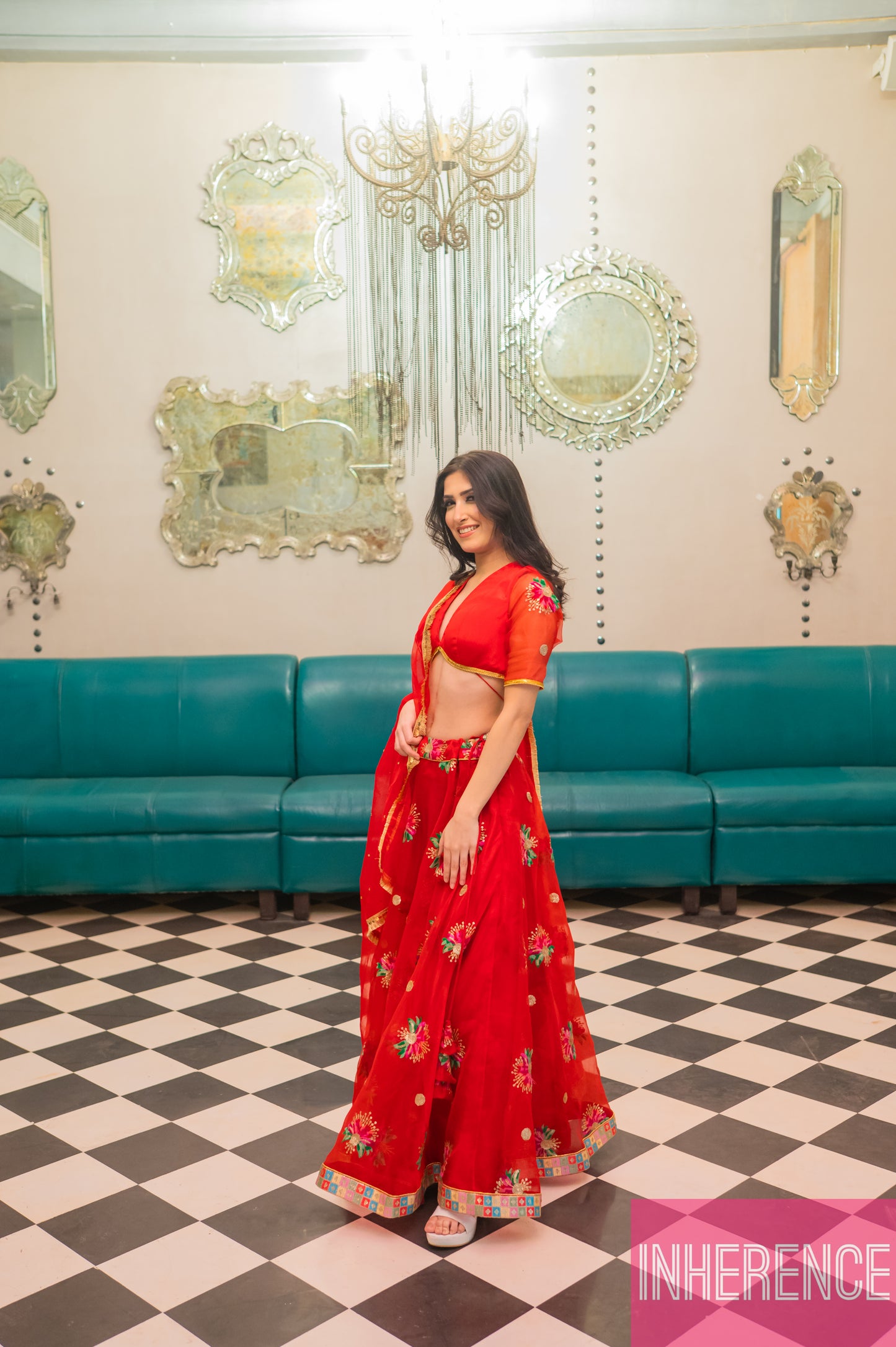 Red Lehenga