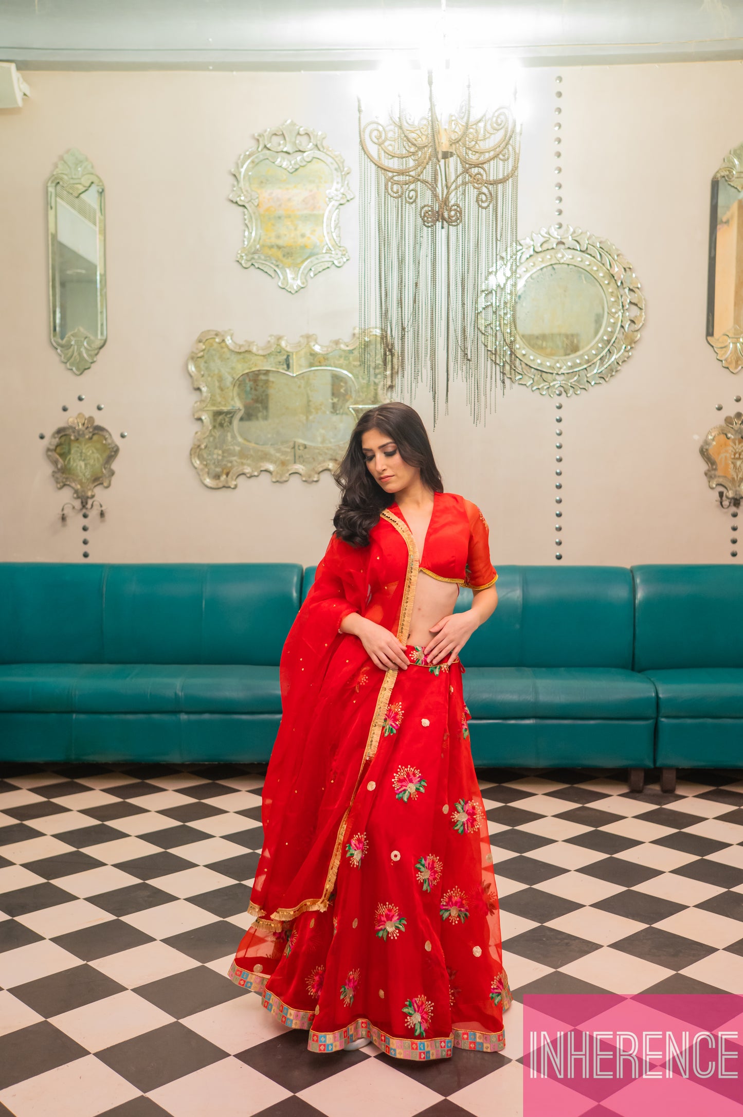 Red Lehenga