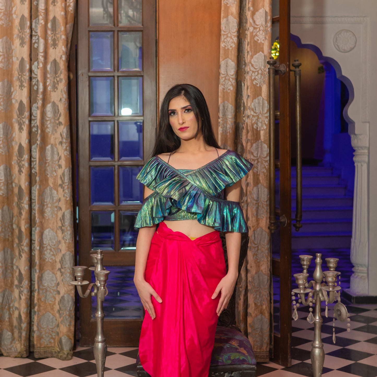 Rainbow double tube top (1 layer)