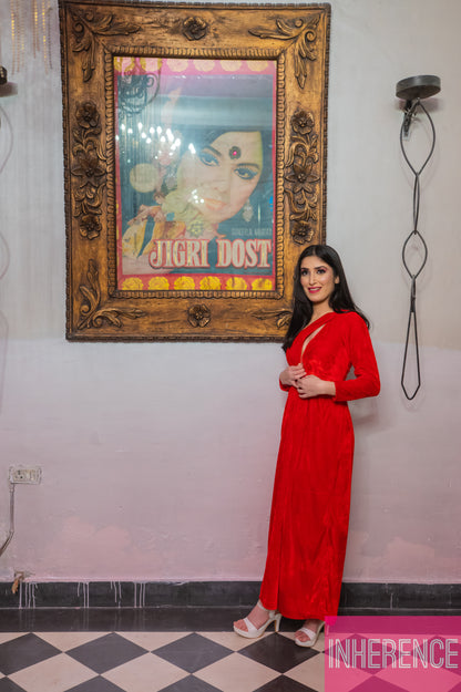 Red Velvet Valentines Dress