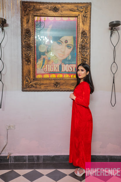 Red Velvet Valentines Dress